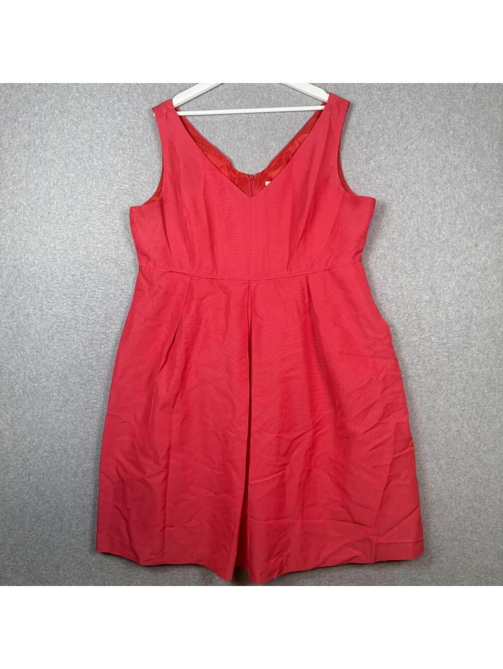 J.Crew Women's Size Large Cotton Pink Sleeveless Tank Top Shirt